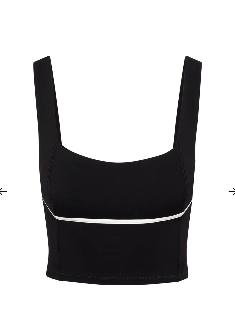 Women’s Black Ivory Monday, body Zion tank top medium NW